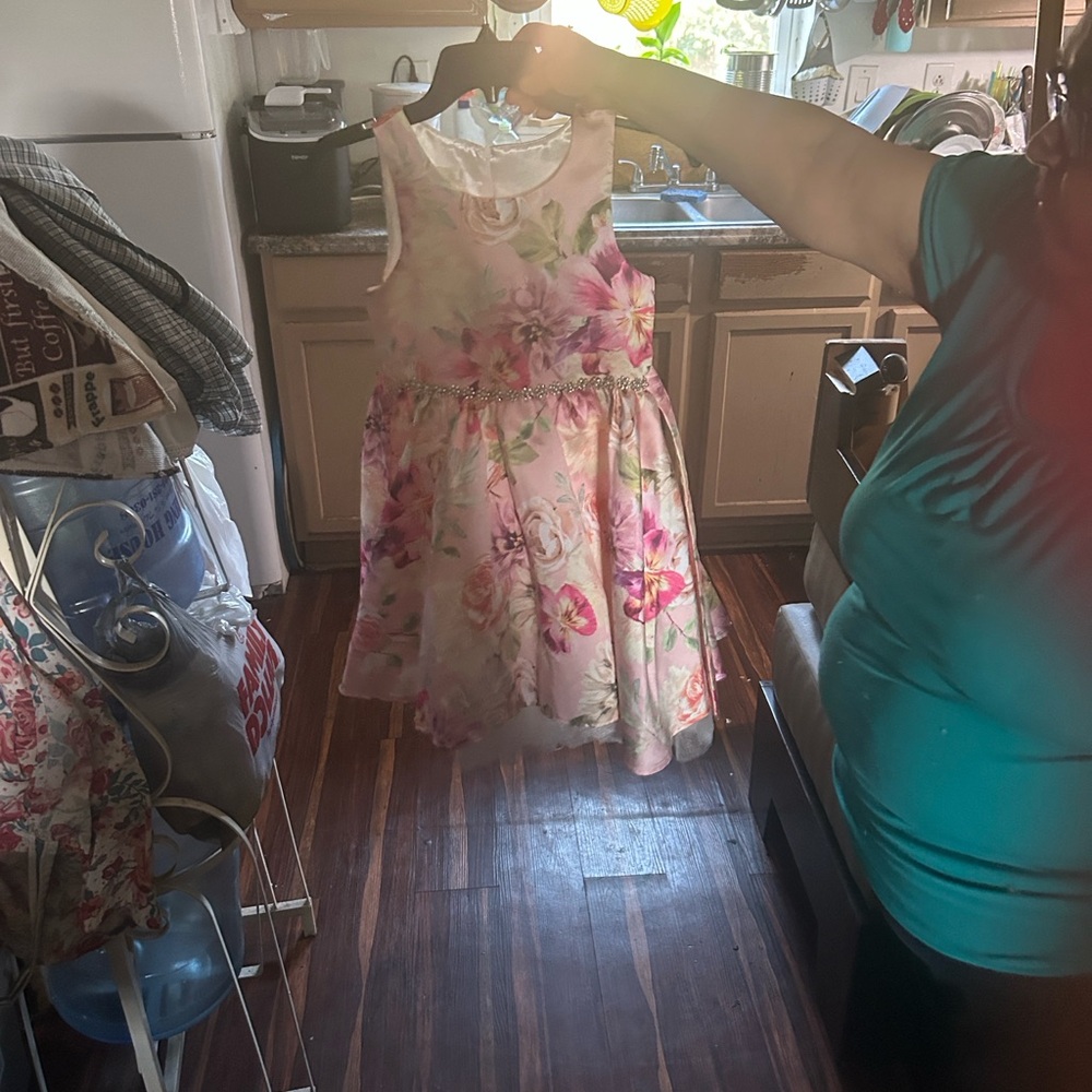 American Princess Pink Floral Dress